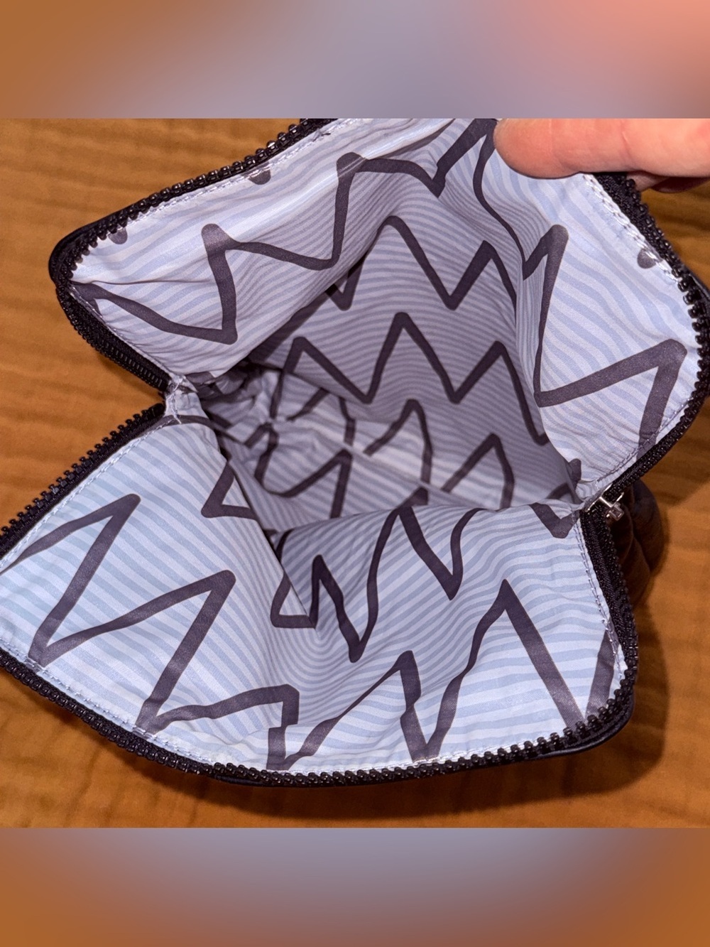 Lululemon black fold over clutch - Picture 3 of 3